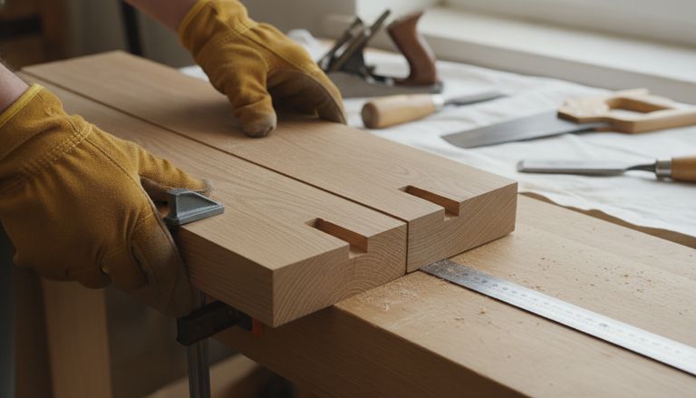 Assemblage du bois : les 5 techniques essentielles pour un résultat pro : Le mi-bois : l'assemblage simple et rapide