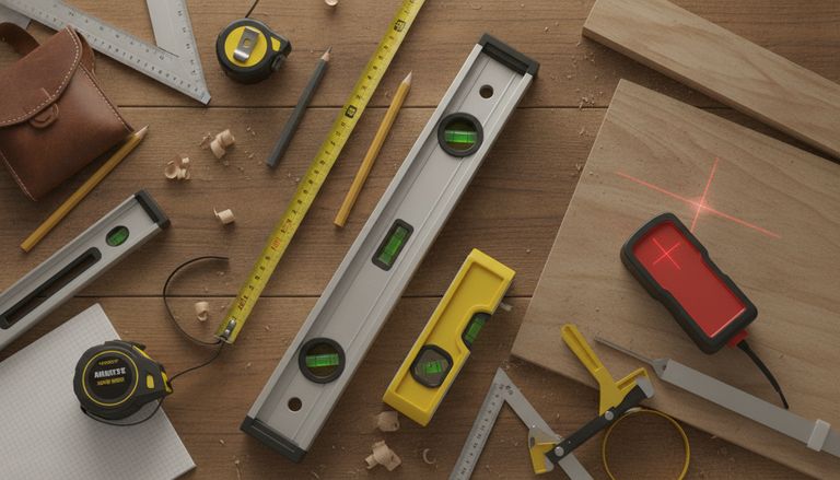 Outils de bricolage : la liste complète par catégorie en 202 : Les outils de mesure : mètre ruban, niveau à bulle, laser