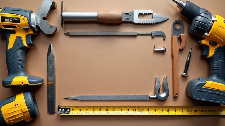 Outils indispensables bricolage : liste et budget 2026 : Outils de mesure et traçage : la base de tout travail précis