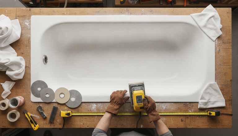 Peindre une baignoire : le guide complet pour une rénovation réussie : Étape 1 : préparer la surface de la baignoire